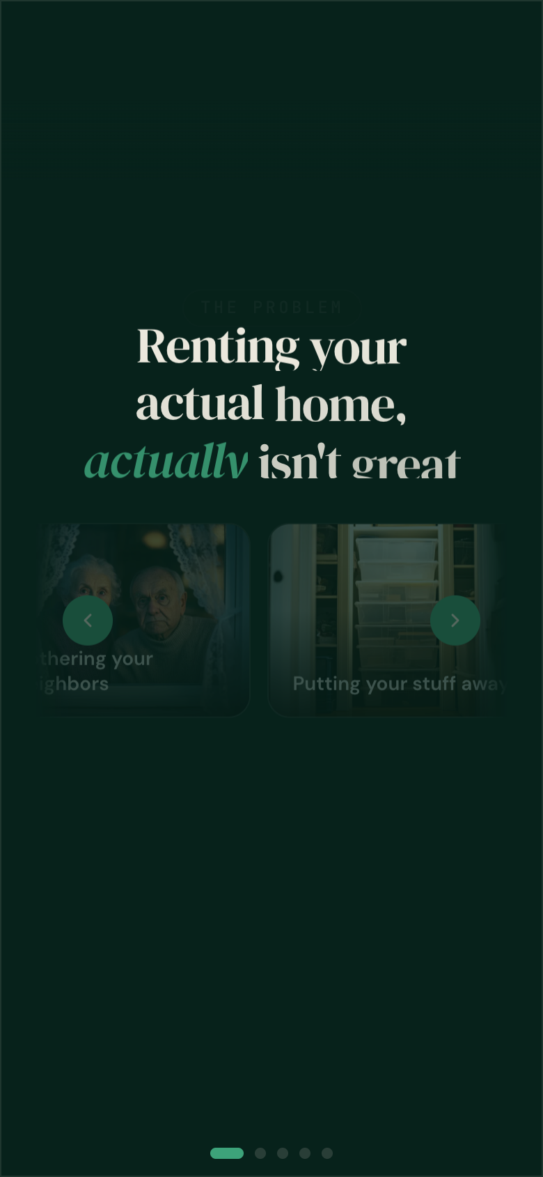 trustead.app signed-out home at 390px — no floating feedback button.